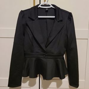 NWOT Ladies Peplum Blazer